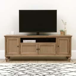 Elkstone Mellow Oak Large TV Stand up to 65 - The Cotswold Company