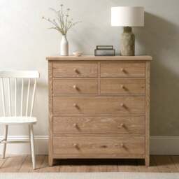 7 Drawer Chest - Inglesham Whitewash Oak - The Cotswold Company - thumbnail 2