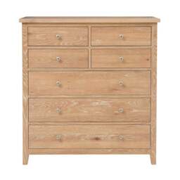 7 Drawer Chest - Inglesham Whitewash Oak - The Cotswold Company - thumbnail 5