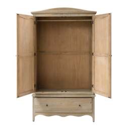 Double Wardrobe - Camille Limewash Oak - The Cotswold Company - thumbnail 6