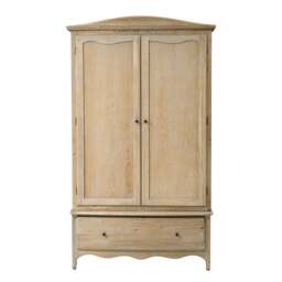 Double Wardrobe - Camille Limewash Oak - The Cotswold Company - thumbnail 4