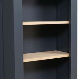 Tall and Slim Bookcase - Chester Charcoal - The Cotswold Company - thumbnail 5