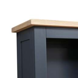 Tall and Slim Bookcase - Chester Charcoal - The Cotswold Company - thumbnail 4