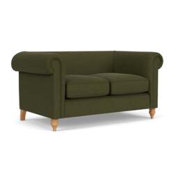 2 Seater Sofa - Forest Green - House Linen Mix - Rayner - The Cotswold Company - thumbnail 1