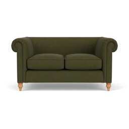 2 Seater Sofa - Forest Green - House Linen Mix - Rayner - The Cotswold Company - thumbnail 2