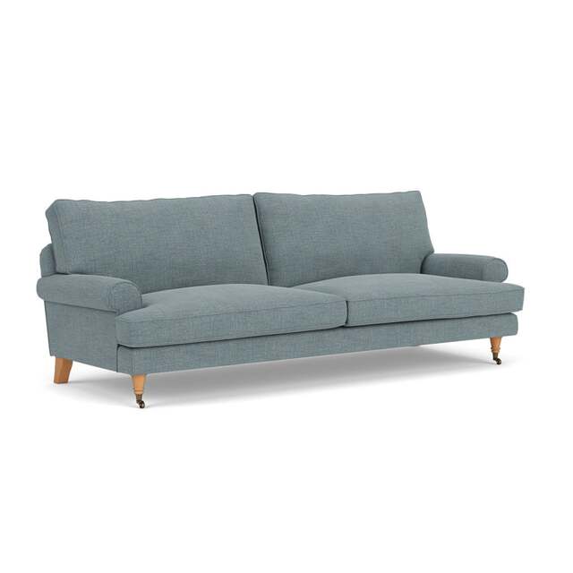 4 Seater Sofa - Teal marl - Rustic weave - Stewart - The Cotswold Company - image 1