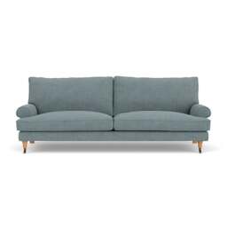 4 Seater Sofa - Teal marl - Rustic weave - Stewart - The Cotswold Company - thumbnail 2