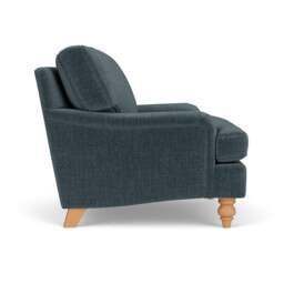 Armchair - Teal - Eco Chenille - Morris - The Cotswold Company - thumbnail 3