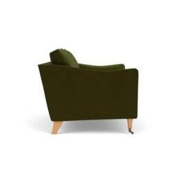 2 Seater Sofa - Forest Green - Matt Velvet - Robinson - The Cotswold Company - thumbnail 3
