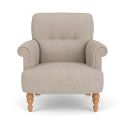 Armchair - Natural - Luxury Italian Linen - Harriet - The Cotswold Company - thumbnail 2