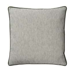 Broadway Stripe Cushion - Fern Green 43x43cm - Home Accessories - The Cotswold Company - thumbnail 4