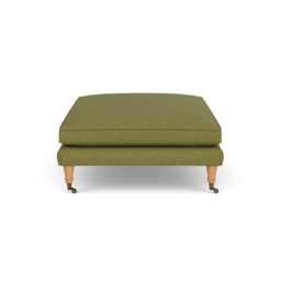 Foot Stool - Apple - House Linen Mix - Taylor - The Cotswold Company - thumbnail 3