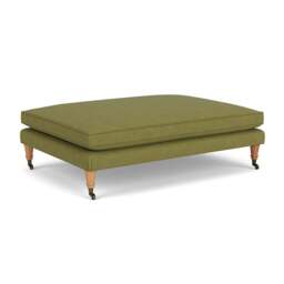 Foot Stool - Apple - House Linen Mix - Taylor - The Cotswold Company