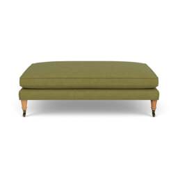 Foot Stool - Apple - House Linen Mix - Taylor - The Cotswold Company - thumbnail 2