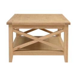 Inglesham Whitewash Oak Coffee Table - The Cotswold Company - thumbnail 3