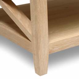 Inglesham Whitewash Oak Coffee Table - The Cotswold Company - thumbnail 6