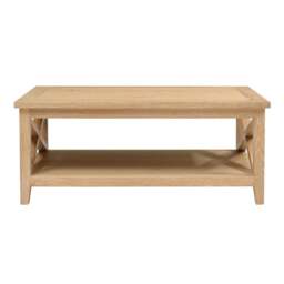 Inglesham Whitewash Oak Coffee Table - The Cotswold Company - thumbnail 2