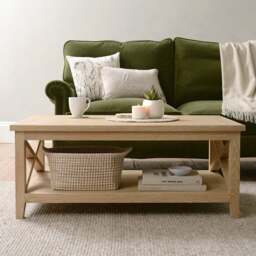 Inglesham Whitewash Oak Coffee Table - The Cotswold Company