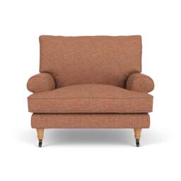 Armchair - Brick - Herringbone Weave - Stewart - The Cotswold Company - thumbnail 2