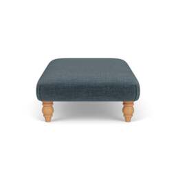 Foot Stool - Teal - Eco Chenille - Clara - The Cotswold Company - thumbnail 3