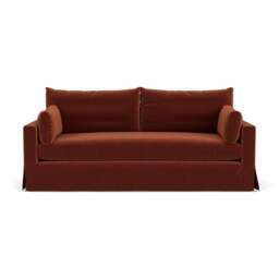 4 Seater Sofa - Brick - Matt Velvet - Ashton - The Cotswold Company - thumbnail 2