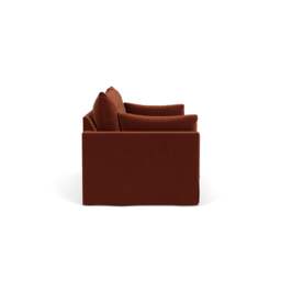 4 Seater Sofa - Brick - Matt Velvet - Ashton - The Cotswold Company - thumbnail 3