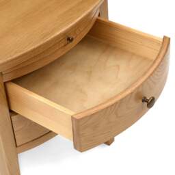 Winchcombe Oiled Oak Set of 2 Bedside Tables - The Cotswold Company - thumbnail 6