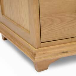 Winchcombe Oiled Oak Low and Wide 6 Drawer Chest - The Cotswold Company - thumbnail 6