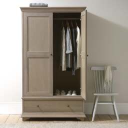 Winchcombe Smoked Oak Double Wardrobe - The Cotswold Company