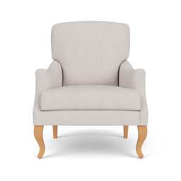 Armchair - Soft White - Luxury Italian Linen - Elsie - The Cotswold Company - thumbnail 2
