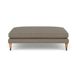 Foot Stool - Mid Grey - House Linen Mix - Taylor - The Cotswold Company - thumbnail 2
