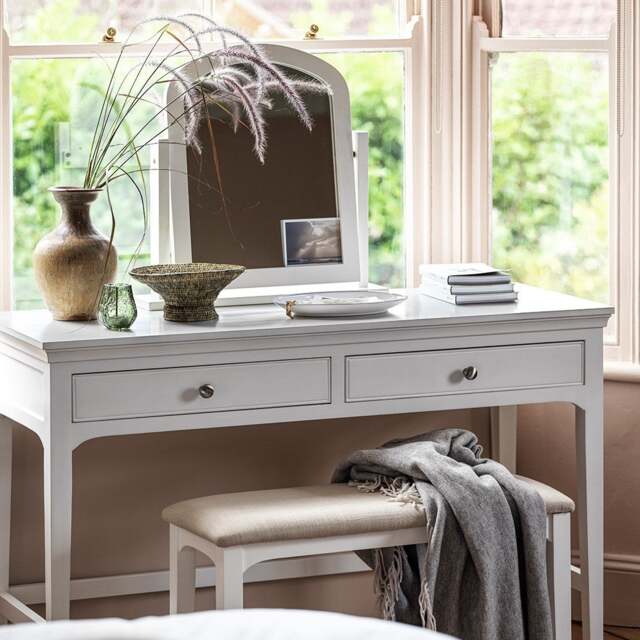 Fairford Soft White Dressing Table - The Cotswold Company - image 1