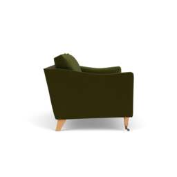 3 Seater Sofa - Forest Green - Matt Velvet - Robinson - The Cotswold Company - thumbnail 3