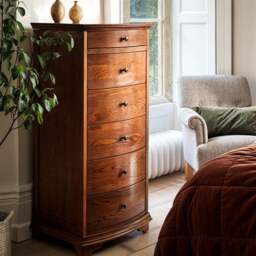 Winchcombe Dark Oak Vanity Tallboy - The Cotswold Company