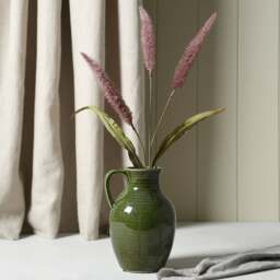 Antique Fountain Grass Spray - Faux Flower Stem - The Cotswold Company