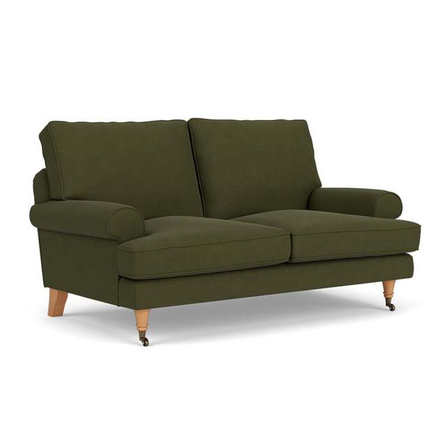 2 Seater Sofa - Forest Green - House Linen Mix - Stewart - The Cotswold Company - image 1