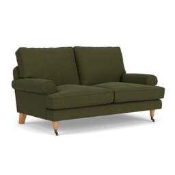 2 Seater Sofa - Forest Green - House Linen Mix - Stewart - The Cotswold Company - thumbnail 1