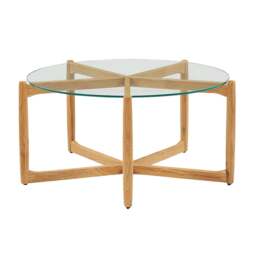 Weston Oak Round Coffee Table - The Cotswold Company - thumbnail 4