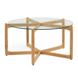 Weston Oak Round Coffee Table - The Cotswold Company - thumbnail 5