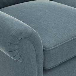 Armchair - Teal - Eco Chenille - Osbourne - The Cotswold Company - thumbnail 4