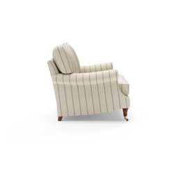 Large 2 Seater Sofa - Charcoal - Compton Stripe - Taylor High Back - The Cotswold Company - thumbnail 7