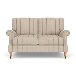 Large 2 Seater Sofa - Charcoal - Compton Stripe - Taylor High Back - The Cotswold Company - thumbnail 2