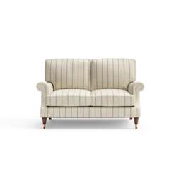 Large 2 Seater Sofa - Charcoal - Compton Stripe - Taylor High Back - The Cotswold Company - thumbnail 6