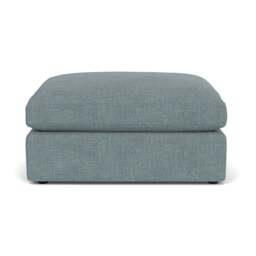 Foot Stool - Teal Marl - Rustic Weave - Clarke Large - The Cotswold Company - thumbnail 2
