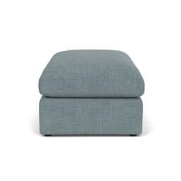 Foot Stool - Teal Marl - Rustic Weave - Clarke Large - The Cotswold Company - thumbnail 3