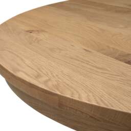 Elkstone Mellow Oak 4-6 Seater Round Extending Dining Table - The Cotswold Company - thumbnail 6