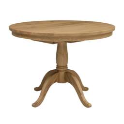 Elkstone Mellow Oak 4-6 Seater Round Extending Dining Table - The Cotswold Company - thumbnail 4