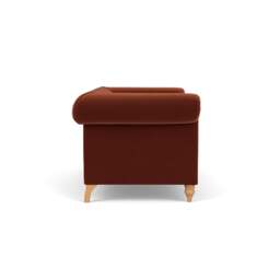 3 Seater Sofa - Brick - Matt Velvet - Rayner - The Cotswold Company - thumbnail 3