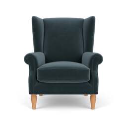 Armchair - Night Sky - Matt Velvet - Alice - The Cotswold Company - thumbnail 2