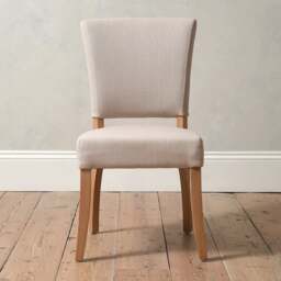 Bluebell Upholstered Dining Chair - Stone - The Cotswold Company - thumbnail 2